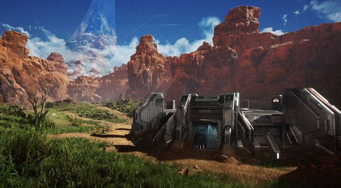Quixel设计师利用UE4引擎重制光环血腥峡谷地图