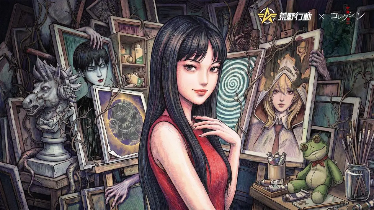《荒野行动》联动《伊藤润二惊选集》魔女富江杀到!