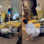 通化夜市砸攤！男找前女友借錢遭拒藉酒意狂砸　路人經過嚇壞