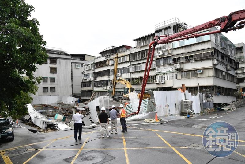 【大直民宅坍塌】塌陷25戶危樓「9/25不拆了」 基泰計畫書遭退回!北市府急喊卡
